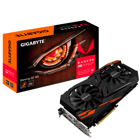 VGA Gigabyte AMD Radeon™ RX VEGA 56 GAMING OC 8GB _ RXVEGA56GAMING OC-8GD _618S